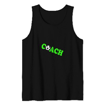 Discover Soccer Coach Tank Tops