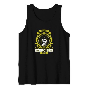 Discover Id Rather Do My Exercises Now Ballet Tank Tops