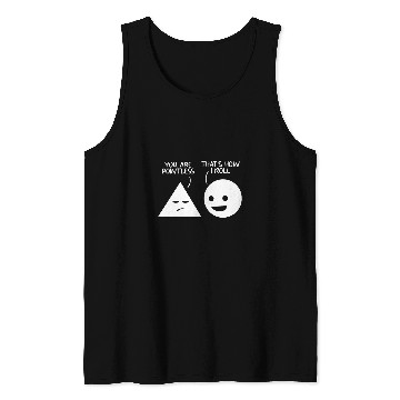 Discover You Are Pointless Math Geometry Math Teacher Student Tank Tops