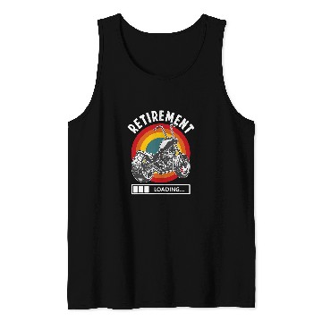Discover Retirement Plan Retro vintages Motorcycle 21 Tank Tops