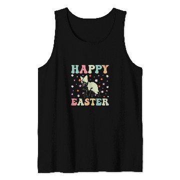 Discover Happy Easter Border Collie Dog Lover Funny Easter Costume Tank Tops