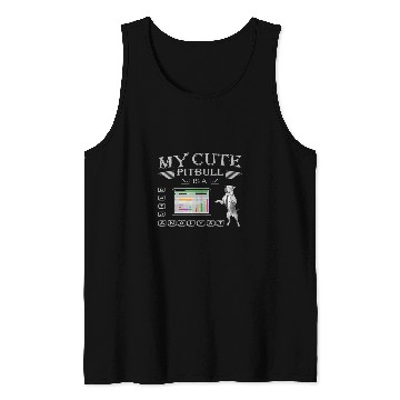 Discover Pitbull Data Analyst Unleashing Insights with Canine Charm Tank Tops
