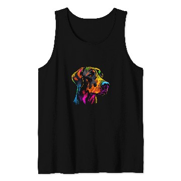 Discover Rhodesian Ridgeback Lover Design Pop Art Rhodesian Ridgeback Tank Tops