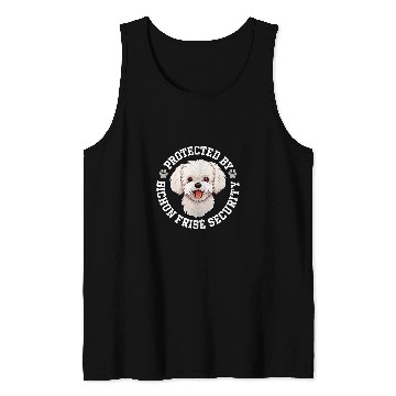 Discover Protected by Bichon Frise Security Tank Tops