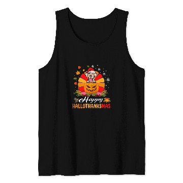 Discover Rhodesian Ridgeback Hallothanksmas Halloween Fall Christmas Tank Tops