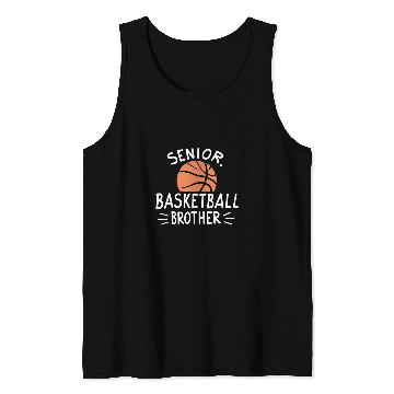 Discover Senior 2024 Basketball Brother Tank Tops