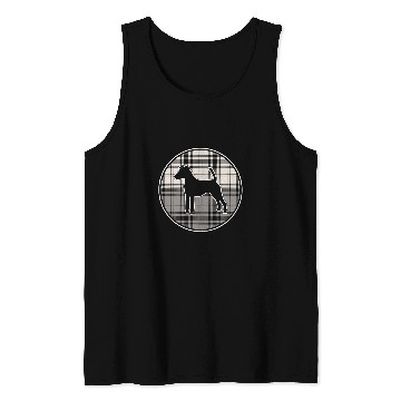 Discover Smooth Fox Terrier Plaid Tank Tops