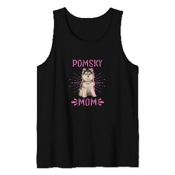 Discover Pomsky Mom Pomskies Dog Owner Pomsky Tank Tops