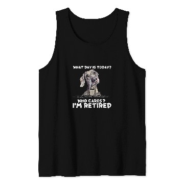 Discover Weimaraner Im Retired Tank Tops