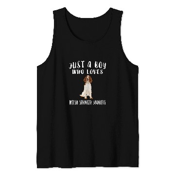 Discover Just A Boy Who Loves Welsh Springer Spaniel Tank Tops