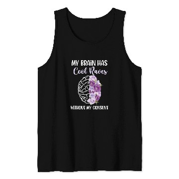 Discover My Brain Epilepsy Awareness Epilepsy Warrior Tank Tops