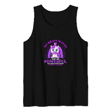 Discover My Brain Waves Are Powerful Doctor Study Epilepsy Awareness Tank Tops