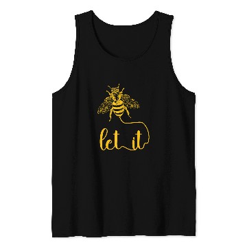 Discover Let it Bee Be Kind Honey Beekeeper Beekeeping Tank Tops