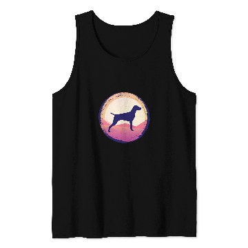 Discover Weimaraner Dog Retro 36 Tank Tops