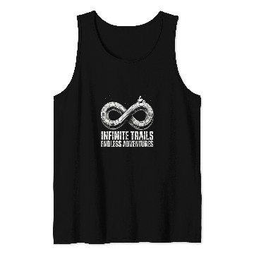 Discover Infinite Trails Endless Adventures Motocross Dirt Bike Tank Tops