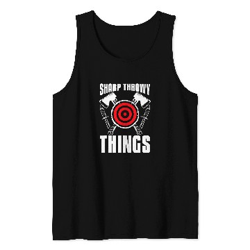 Discover Sharp Throwy Things targets Archery targets Sports Tank Tops