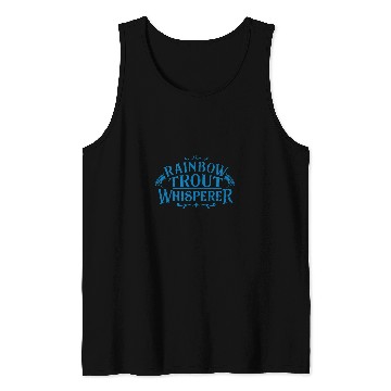 Discover Rainbow Trout Fly Fishing Art Funny Tank Tops