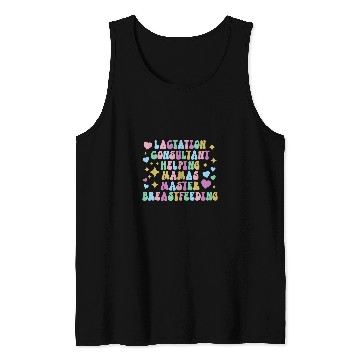 Discover Lactation Consultant Helping Mamas Master Breastfeeding Tank Tops