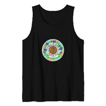 Discover Stylish Creative Art Illustration Artwork Style Circle Tank Tops