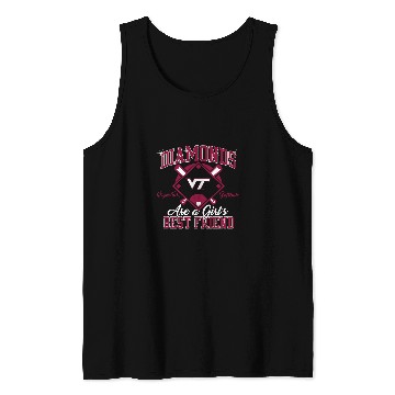 Discover Virginia Tech Hokies Softball Diamond Orange Tank Tops