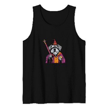 Discover Schnauzer Wizard Funny Dog Magic 1 Tank Tops