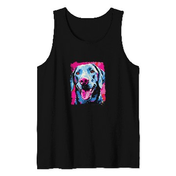 Discover Labrador Retriever Pink Tank Tops