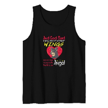 Discover Lancashire Heeler Angel Without Wings Gift Tank Tops