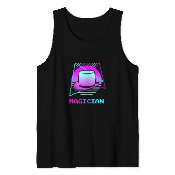 Discover Retro vintages Classic Magician Magic Trick 21 Tank Tops