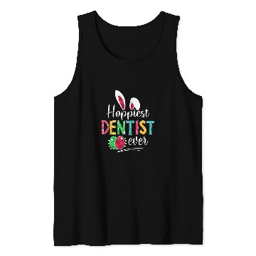 Discover Hoppiest dentists Ever Bunny Ears buffalo plaids Easter Tank Tops