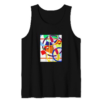 Discover Jazzy funk geometric abstract Tank Tops