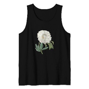 Discover PierreJosephRedoute White Peony Paint Flower Gardener Tank Tops