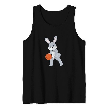 Discover Squirrel Playing Basketball Ball Sports Chipmunk Tank Tops