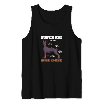 Discover Superior German Engineering Dog Doberman Pincher 1 Tank Tops