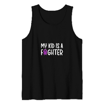Discover My Kid Is A Fighter Epilepsy Warrior Mom Epilepsy Awareness Tank Tops