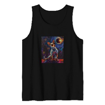 Discover Total Solar Eclipse Blue Heeler Dog 1 Tank Tops