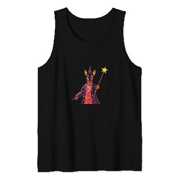 Discover Miniature Pinscher Wizard Funny Dog Magic 2 Tank Tops