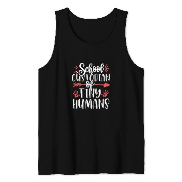 Discover School Custodian Janitor Cleaning Staff Appreciation Tank Tops