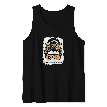 Discover German Shorthaired Pointer Dog Mom Bleached Messy Hair Bun Tank Tops