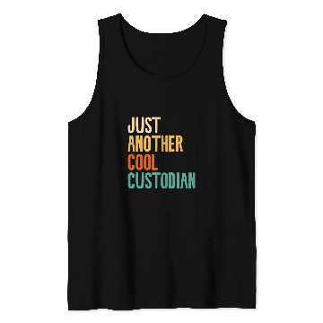 Discover Just Another Cool Custodian School Janitor Tank Tops