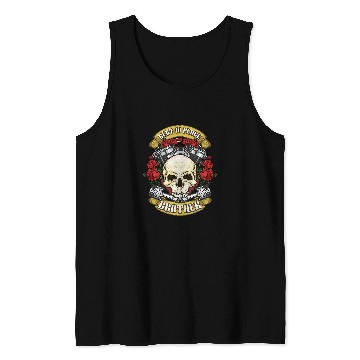 Discover Skull Roses and Bike Parts Wreath  RIP  Motorcycle Engine Tank Tops