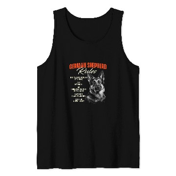 Discover German Shepherd Rules Dog Lover Animal Pet Breeder Tank Tops