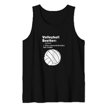 Discover Volleyball Beach Vball Volleyball Brother Tank Tops