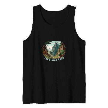 Discover Lets Hike That Outdoor Camping Hiking Climbing Tank Tops