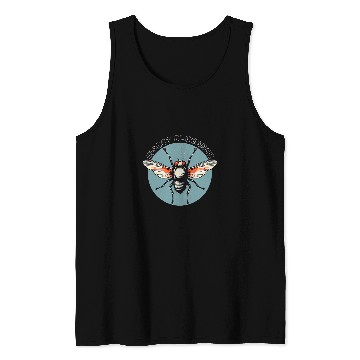 Discover Insect Elegance Flies Souvenir Buzz Entomology Souvenir Tank Tops