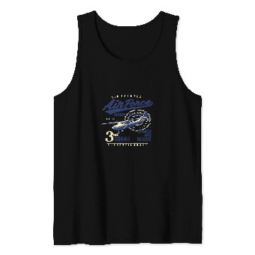 Discover Airplane Pilot Air forces Airborne Division Squad Pilot Tank Tops