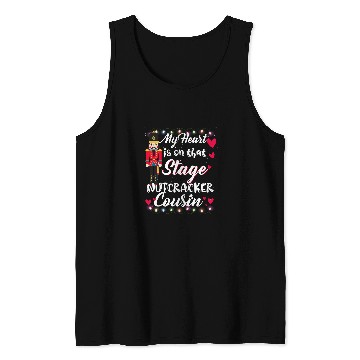 Discover Nutcracker Cousin Love Ballet Dance Mom Nutcracker Xmas Tank Tops