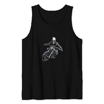 Discover Motorcycle Skeleton Tank Tops
