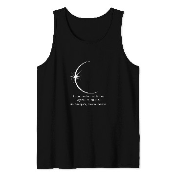 Discover ST GEORGES SOLAR TOTAL ECLIPSE APRIL 2024 Newfoundland Tank Tops