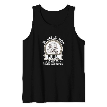 Discover Poodle owner dog does not stroke Tank Tops