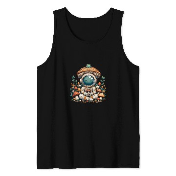 Discover Mushroom Astronaut Frog Aesthetic Cottagecore Tank Tops